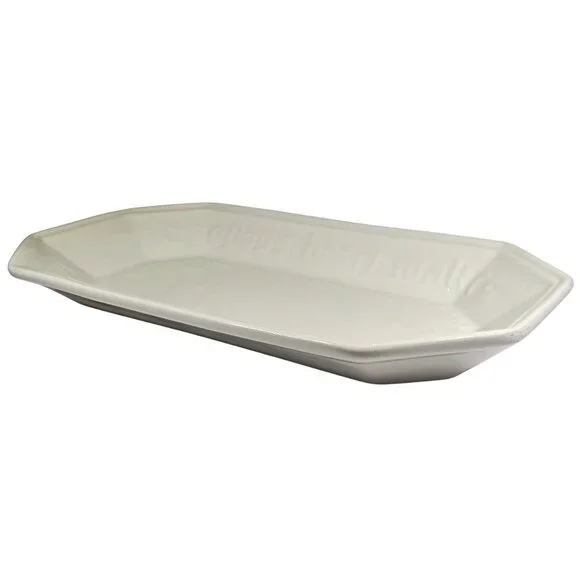 Pfaltzgraff Heritage White Bread Tray Joyous Heart Saying Vintage 1960s Platter - Picture 3 of 7